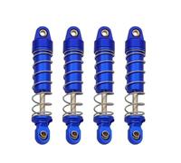 XAQRYQO RC Ammortizzatori per TRX-4M Ammortizzatori in Metallo da 4 Pacchi Che Possono Essere Riempiti con Olio 1/18 RC Parti di Aggiornamento Auto Modello Arrampicata(Blue)