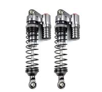 XAQRYQO RC Ammortizzatori per TRX4 Axial SCX10 90046 D90 KM2 Y05 1/10 RC Crawler Auto Metallo Piggyback Ammortizzatore Foro 90mm(Gray)