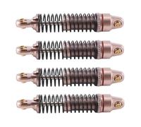 XAQRYQO RC Ammortizzatori per TRX4M per Defender 1/18 RC Crawler Auto Parti di Aggiornamento Accessori 4PCS 52mm Ammortizzatori Ad Olio in Metallo Ammortizzatore(Brown)