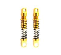 XAQRYQO RC Ammortizzatori per WPL D12 RC Model Car 1 Set Ammortizzatore in Metallo Assale Posteriore per Ammortizzatore A Molla per Parti del Sedile Ammortizzatori Parti Aggiornamento(Yellow)
