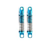 XAQRYQO RC Ammortizzatori per WPL D12 RC Model Car 1 Set Ammortizzatore in Metallo Assale Posteriore per Ammortizzatore A Molla per Parti del Sedile Ammortizzatori Parti Aggiornamento(Blue)