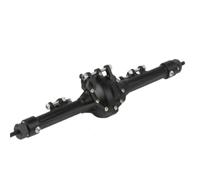 XAQRYQO RC Assale Anteriore per Axial per SCX10 1/10 RC Accessori Auto Lega di Alluminio CNC ASSE Posteriore Aggiornamento Parte(Black)