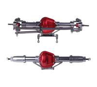 XAQRYQO RC Assale Anteriore per Axial per SCX10 RC Auto CNC Metallo Assale Anteriore ASSE Posteriore per 1:10 Rock Crawler Parti di Aggiornamento Accessori(1 Set)