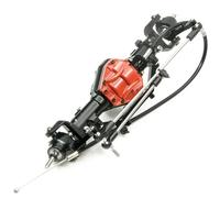 XAQRYQO RC Assale Anteriore per Axial SCX10 1/10 RC Crawler Accessori per Auto di Aggiornamento Parti Anteriori Alluminio Assale Posteriore con Blocco 4WD(Front Axle)