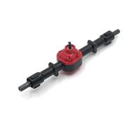 XAQRYQO RC Assale Anteriore per MN per D90 D91 D96 MN98 99S 1/12 RC Parti di Automobili Assale Posteriore Metallo Aggiornamento Ingranaggi Acciaio ASSE Assemblaggio(Black)