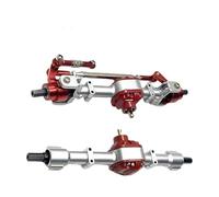 XAQRYQO RC Assale Anteriore per MN78 per D90 D91 99S RC Auto Camion per 1:12 ASSE Anteriore E Posteriore Set Conveniente Parte di Aggiornamento Ponte(Silver)