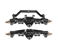 XAQRYQO RC Assale Anteriore per TRX4-M per Defender per High per Trail K10 ASSE A Portale Metallo con Collegamento dello Sterzo per Parti di Aggiornamento per Auto RC 1/18