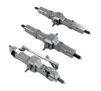 XAQRYQO RC Assale Anteriore per WPL per C14 C24 B14 B24 Metallo Anteriore/Medio/Posteriore Ponte ASSE Scatola Ingranaggi 1/16 RC Auto Camion Rock Crawler Parti di Automobili(1set)