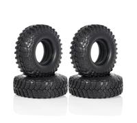 XAQRYQO RC Auto Pneumatici Ruota per SCX10 TRX4 per Capra TF2 per HB ZP1005 Pneumatici Gomma da 1,9 Pollici con Inserto Schiuma per Cerchi Beadlock 1/10 RC Crawler