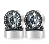 XAQRYQO Ruote e Pneumatici rc per Axial per SCX10 90028 90046 per Wraith 90048 per TRX4 per TRX6 D90 per Redcat 1/10 rc Car Parts Cerchione da 2,2" 25mm(4pcs)