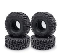 XAQRYQO Ruote e Pneumatici rc per Axial per SCX10 90046 per TRX4 D90 RR10 per Wraith 90048 1/10 RC Crawler Car Parts Pneumatici in Gomma da 2,2" per Ruote 140 Mm(4pcs)