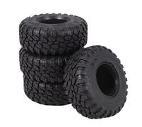 XAQRYQO Ruote e Pneumatici rc per Axial per SCX10 per Wraith per Capra per Traxxas D90 1/10 RC Crawler Car Parts 4 Pezzi 118 Mm 2, Pollici Pneumatici Gomma per Ruote