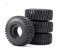 XAQRYQO Ruote e Pneumatici rc per Axial per SCX10 per Wraith per TRX4 per TRX6 D90 1/10 RC Crawler Car Parti di Aggiornamento Pneumatici 125mm 2.2" Ruote Gomma(4pcs)