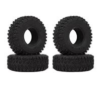 XAQRYQO Ruote e Pneumatici rc per Axial per SCX24 1/18 1/24 RC Crawler Car Arrampicata Parte di Aggiornamento Pneumatici da 52 Mm 1,0" Gomma Morbida Ruote Fuoristrada