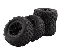 XAQRYQO Ruote e Pneumatici rc per MJX per Hyper Go 16207 16208 16209 16210 H16 H16H H16E H16P 1/16 rc Car Upgrade Parts 4 Pezzi Pneumatici Ruote