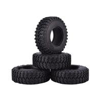 XAQRYQO Ruote e Pneumatici rc per Traxxas per Redcat per SCX10 per AXIAL TF2 1/10 Ricambi per Auto RC Crawler 4 Pneumatici Gomma AUSTAR AX-8020 da 1,9 Pollici E 105 Mm