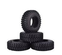 XAQRYQO Ruote e Pneumatici rc per Traxxas per Redcat per SCX10 per AXIAL TF2 1/10 Ricambi per Auto RC Crawler 4 Pneumatici Gomma AUSTAR AX-8020 da 1,9 Pollici E 105 Mm