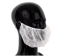 XARA Cuffia Barba Monouso In TNT 12g - Pack 100 - Copri Barba Da Cucina Con Elastico - Traspirante E Anallergico - Ideale Per Ristoranti E Industrie Alimentari