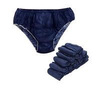 XARA Slip Monouso Uomo - Pack 50 - Monouso Estético Slip - Traspirante e Ipoallergenico - Resistente - 100% Riciclabile - Colore Blu Scuro