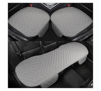 XARNUH Cuscino Per Auto Senza Schienale Quattro Stagioni Set Universale Da Tre Pezzi Coprisedili Anteriori(Beige)