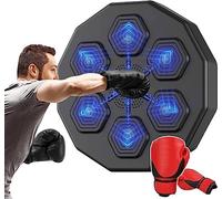 XARONF Macchina da Boxe Musicale fissata al Muro con guantoni da Boxe Connessione Bluetooth Smart Boxing Punch Force Tester Attrezzatura da Allenamento for Boxe