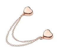 Xasbseulk Clip magnetiche a maniche corte, calamite a forma di cuore, clip per abiti multifunzionali, eleganti chiusure a clip per camicia, fibbia di fissaggio multifunzionale per maniche