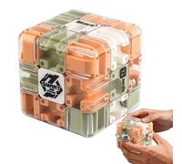 Xasbseulk Cubo labirinto,Giocattoli educativi Puzzle Labirinto 3D | Gioco di cubo per la coscienza spaziale | per adolescenti adulti regalo di festa in i compleanno