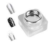 Xasbseulk Gel Metallizzato Per Pittura | Gel Colla Per Manicure - Disegni Per Unghie UV/LED Effetto Specchio Per Principianti Decorazione Manicure Home