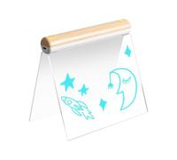 Xasbseulk Lavagna da disegno a LED, 7 colori, lavagna cancellabile a secco per bambini, pianificazione di utilizzo del tablet per scrittura creativa, appunti, scarabocchi, ideale per adolescenti, casa