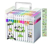 Xasbseulk Matite da colorare per bambini | Set di pennarelli acrilici per bambini | Matite resistenti all'acqua con effetto divertente per scuola, viaggi, Pasqua e ragazze