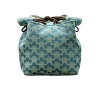 Xasbseulk Organizer per bustine di tè, in tessuto ricamato cinese, portatile, contenitore per bustine di tè, per casa, ufficio, viaggi, campeggio, picnic, viaggi su strada, feste di compleanno