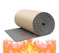 Xasbseulk Pannelli fonoisolanti - Materiale espanso ad alta densità | Retro autoadesivo, strato di riduzione del rumore per controllo 'eco, barriera , fogli di smorzamento
