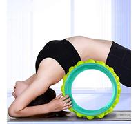 Xasbseulk Ruota da yoga portatile, ruota per esercizi di piegatura della schiena, ruota da yoga aperta sul retro, comoda ruota da yoga nuda, ruota da yoga per piegare la schiena, bella ruota da yoga