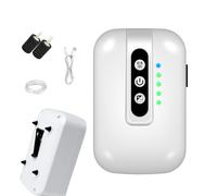 Xasbseulk Silenziosa pompa ad aria per acquario, silenziosa pompa gorgogliatrice per acquario, ricarica USB, aeratore portatile per cambio d'acqua, esca viva,