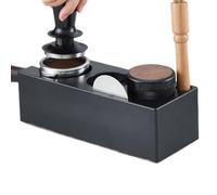 Xasbseulk Stazione per pressino per espresso, organizer multifunzione per caffè, portafiltro per caffè, tappetino per pressare il bancone, sala da pranzo, negozio, bar, dormitorio, cucina