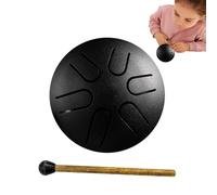 Xasbseulk Tamburo per lingua in acciaio, per esterni, 11 note, 30,5 cm, strumento a percussione con borsa con coulisse da 15,2 cm, libro musicale, mazzuole, plettri per dita, tamburo per la pioggia