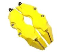 XATHKJOE 2 Pezzi Copertura Pinza Freno Auto, per Volvo XC-60 II (XC60) 2017-2024 coperture per Pinza del Freno, Copertura per Ruota,Coperture per Pinza Freno Auto,L(28cm×7.5cm×6cm)-Yellow