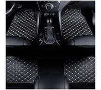 XATHKJOE 4 Pezzi Tappetini Auto in Pelle, per Ford C-Max II 2010-2013 Tappeti Abitacolo Auto Antiscivolo Impermeabile Moquette, Tappeti Accessori Interni,C/Black Beige