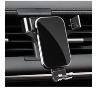 XATHKJOE Porta Cellulare Auto, per Jaguar F-Pace F-Type Coupe I-Pace Presa d'Aria Dell'Auto Rotazione Porta Telefono Macchina Ultra Stabile,A-Black