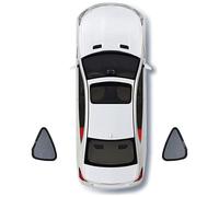 XATHKJOE Tendine Parasole per Auto, per Audi A6 Avant (4G, C7) 2011-2014 Tendine Parasole Finestrino Laterale Auto,Parasole Dell'Auto Block Raggi UV Anti-Zanzara E,2Pcs Triangular