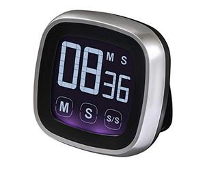 Xavax 00095321 Timer da cucina, argento/nero