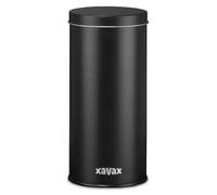 Xavax | Barattolo per conservare caffè o capsule di caffè (Bot in metallo, grande capacità, per conservare caffè in grano, macinato o qualsiasi altro alimento) colore nero opaco.