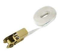 Xavax Cinghia di ancoraggio di sicurezza con cricchetto per asciugatrice, colore: Bianco/Grigio