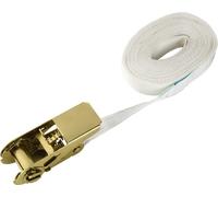 Xavax Cinghia di ancoraggio di sicurezza con cricchetto per asciugatrice, colore: Bianco/Grigio