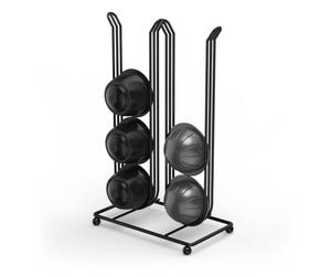 Xavax HAMA | Supporto per capsule di caffè (Dispenser per capsule di caffè, fino a 16 capsule, Dolce Gusto e Nespresso Vertuo, in acciaio) Colore nero opaco.