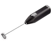 Xavax Milchicopter Cappuccinatore a Batteria, Acciaio, Nero, 20x3.5x2.7 cm