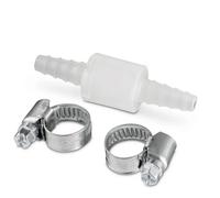 Xavax Valvola di ritegno con 2 morsetti di serraggio per max. Ø 10 mm