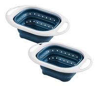 Xavax Set 2 Colini Pieghevoli Per Cucina Colino Per Pasta Colino In Silicone