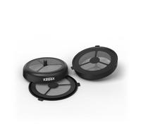 Xavax Set di 2 cuscinetti permanenti (per macchine Philips Senseo e cialde di caffè simili, filtro per caffè in polvere, tè sfuso, tamponi per caffè ricaricabili, filtro per caffè lavabile in