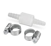 Xavax Valvola di ritegno con 2 morsetti di serraggio per max. Ø 10 mm